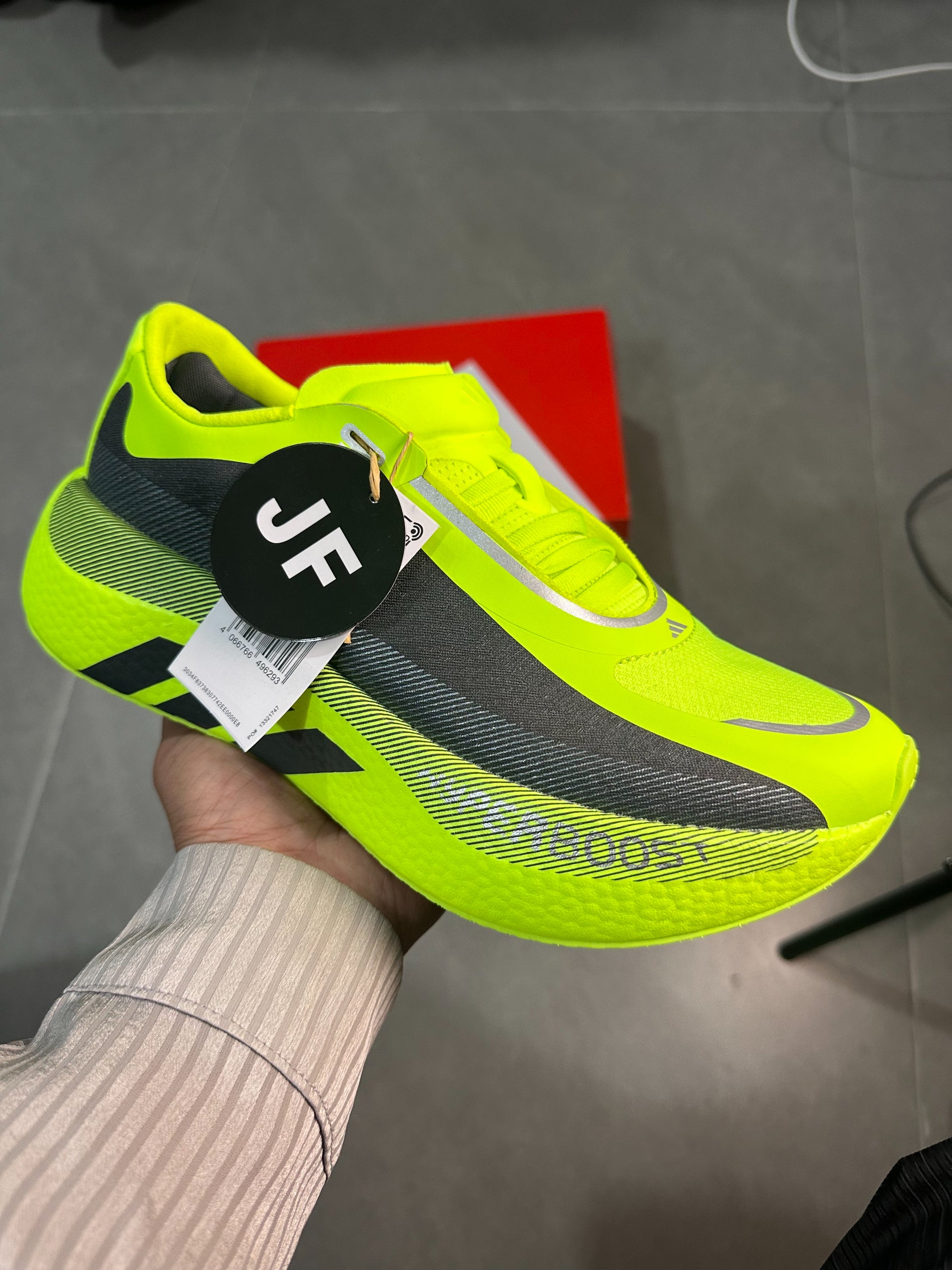 Adidas HYPERBOOST EDGE Running Shoes Fluorescent Yellow