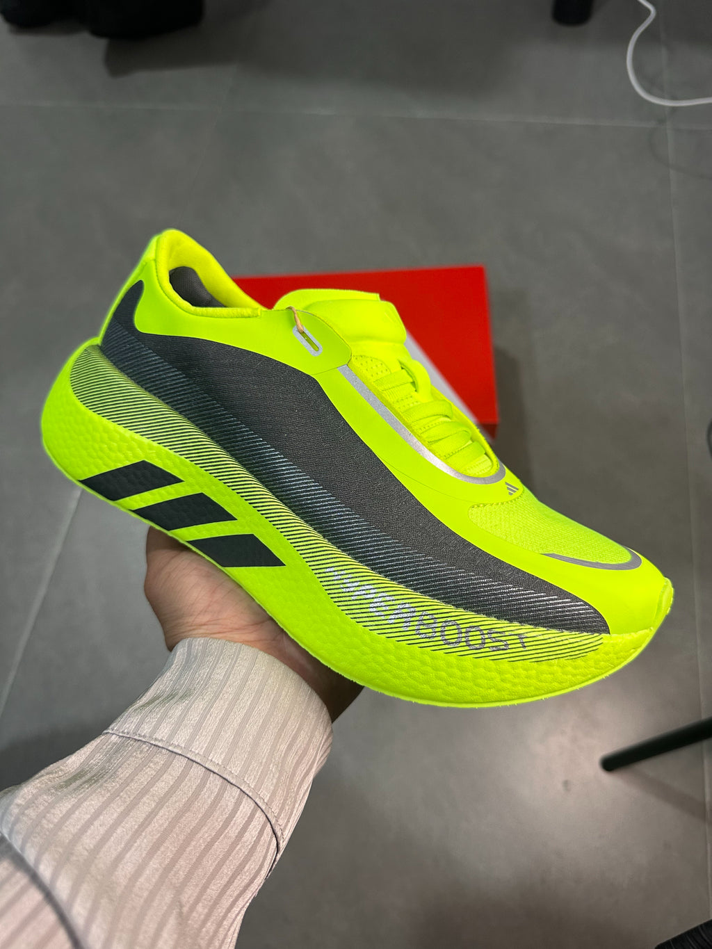 Adidas HYPERBOOST EDGE Running Shoes Fluorescent Yellow