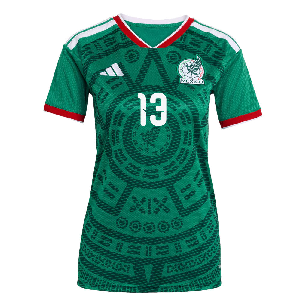 Guillermo Ochoa 13 Women's Mexico National Team 2026 Home Soccer Jersey - Green