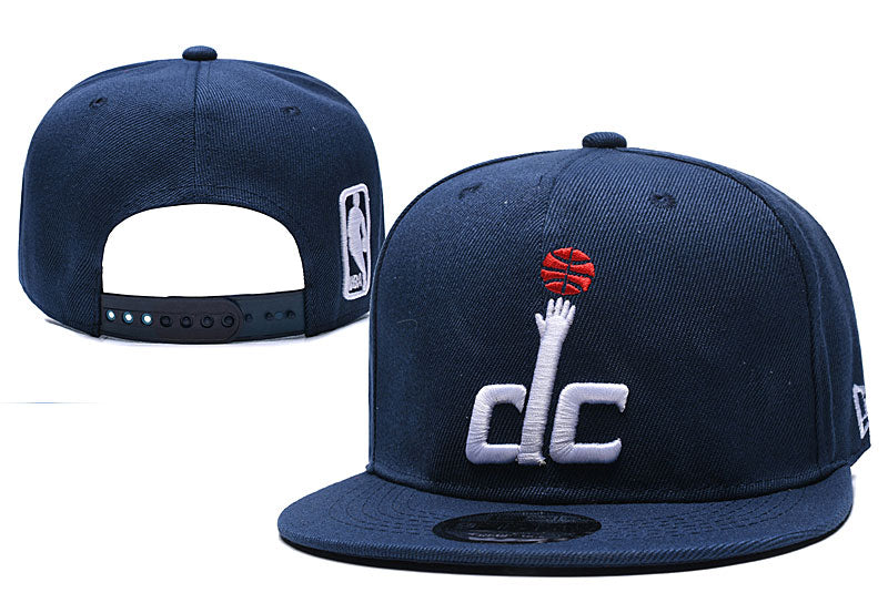New Era 9FIFTY Washington Wizards DC Logo Snapback Hat - Navy Blue