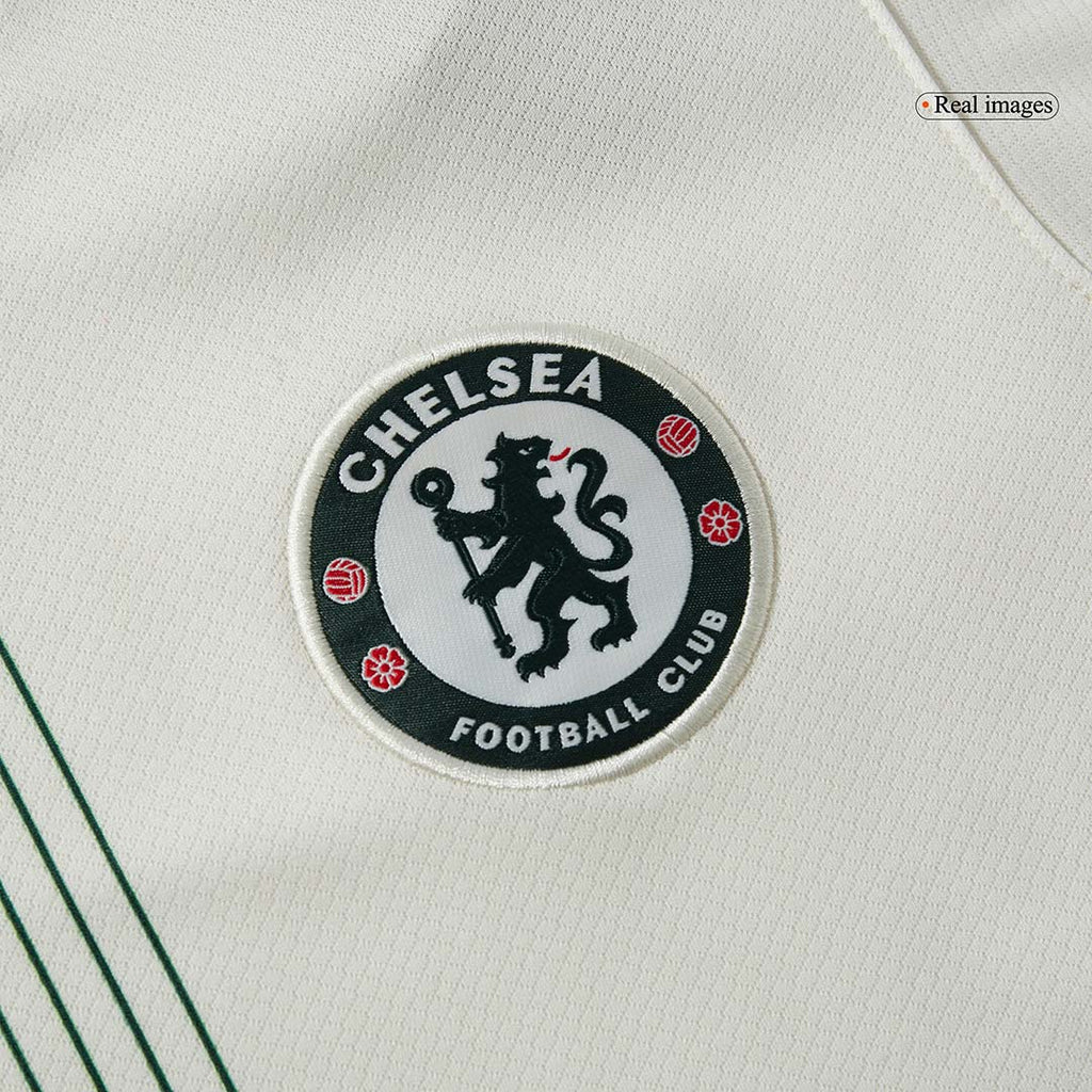 Chelsea Away Football Shirt Kit(Jersey+Shorts+Socks) 2025/26 White