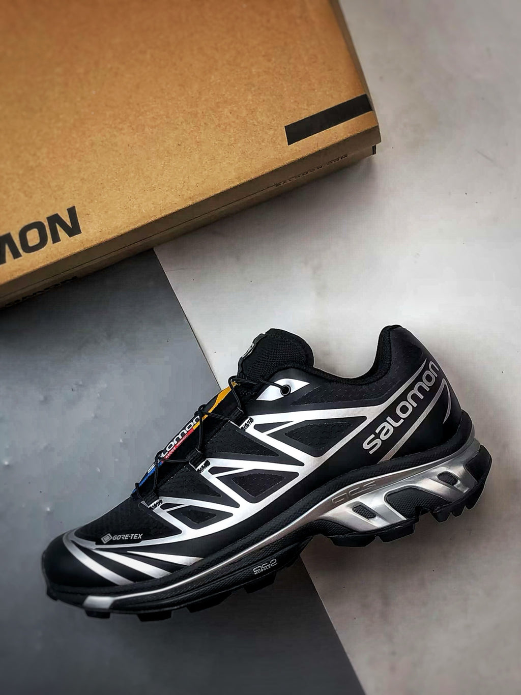 Salomon XT-6 GORE-TEX 'Black Silver' Shoes