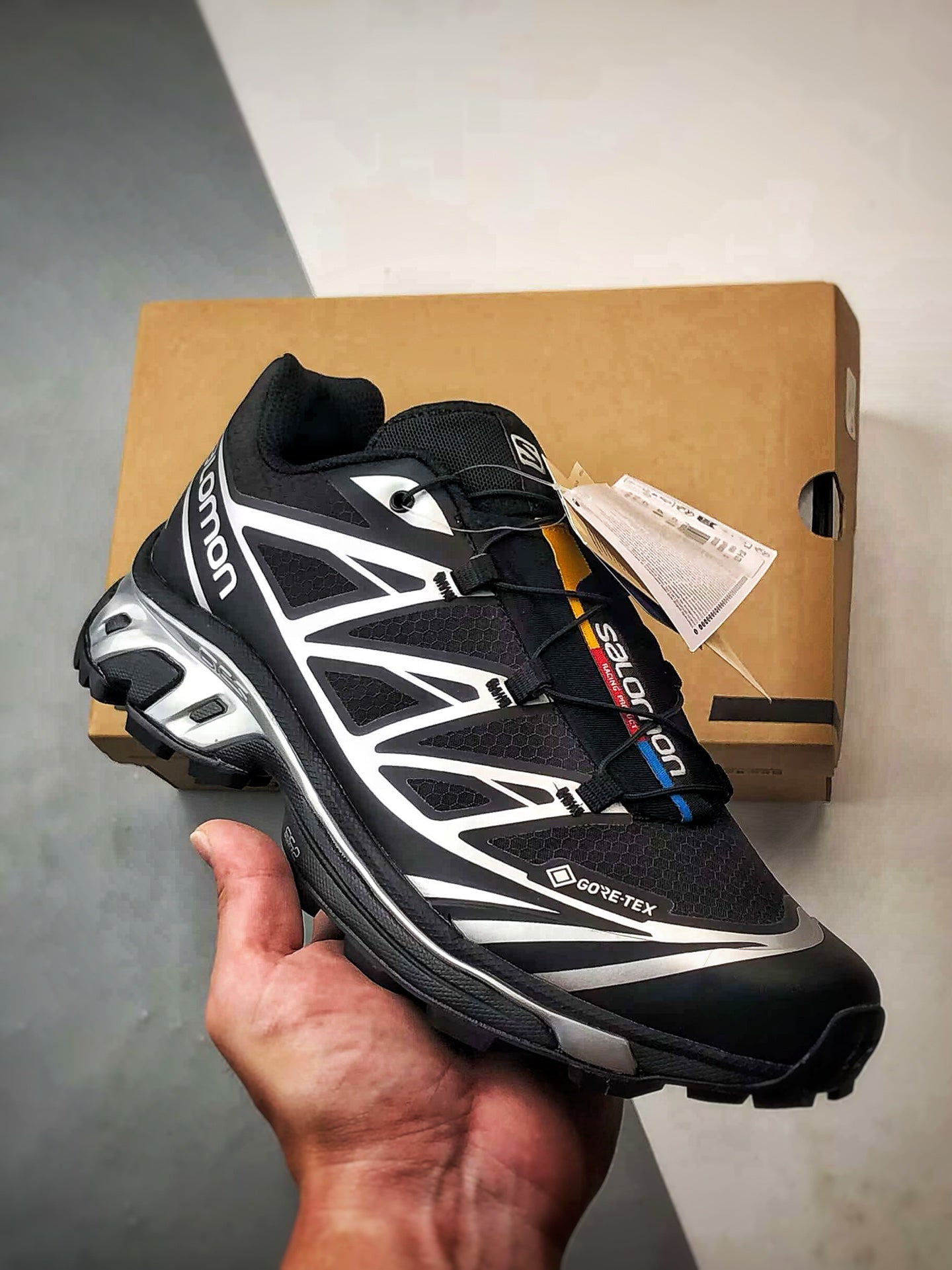 Salomon XT-6 GORE-TEX 'Black Silver' Shoes