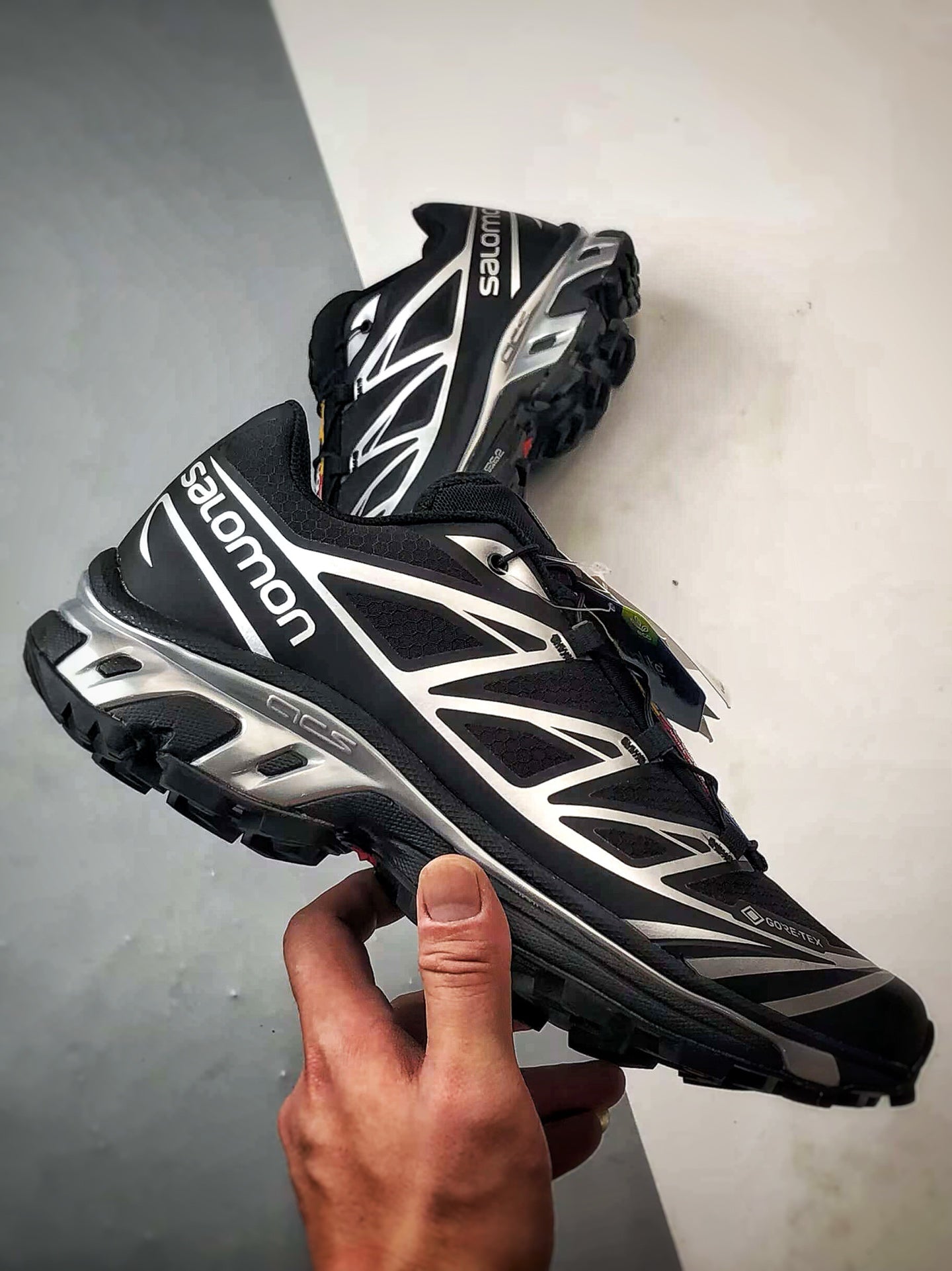 Salomon XT-6 GORE-TEX 'Black Silver' Shoes