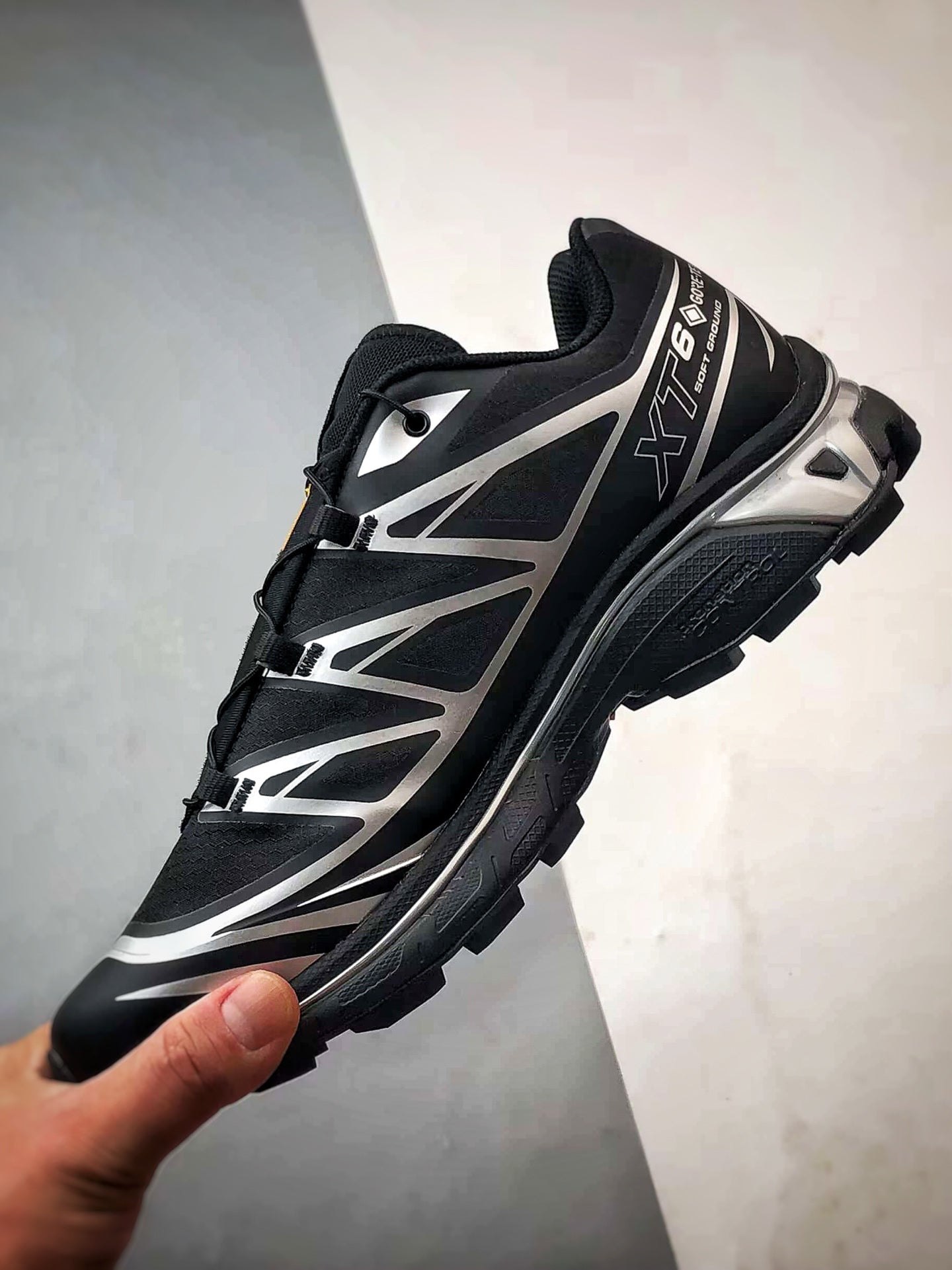 Salomon XT-6 GORE-TEX 'Black Silver' Shoes