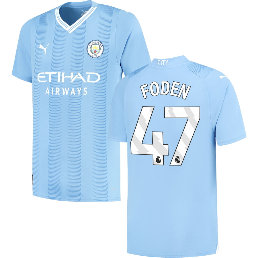 MANCHESTER CITY HOME JERSEY STADIUM 2023/24 MEN`S Soccer