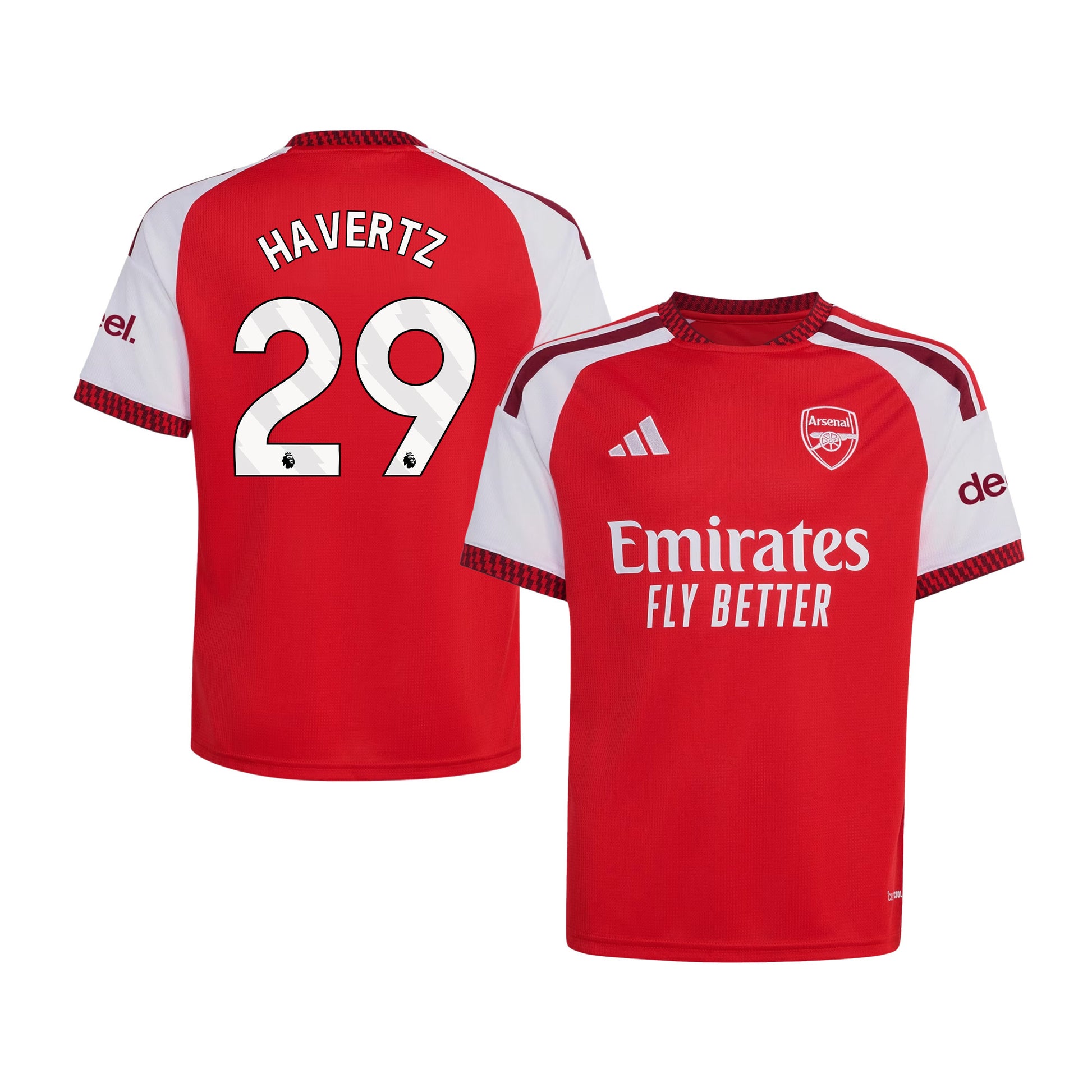 Kai Havertz #29 Arsenal 2026/27 Home Soccer Jersey - YOUTH, Red