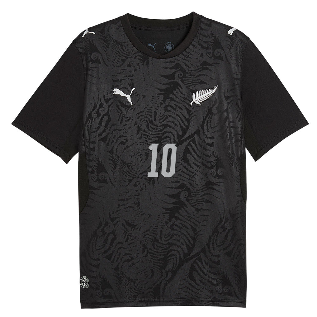 Sarpreet Singh #10 New Zealand National Team  2026 World Cup Home Soccer Jersey - Black, Men