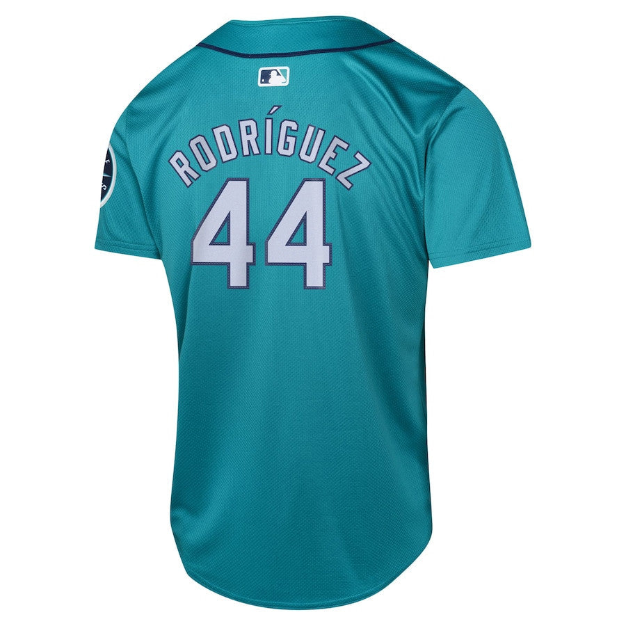 Julio Rodríguez 44 Seattle Mariners Alternate Limited YOUTH Jersey - Aqua
