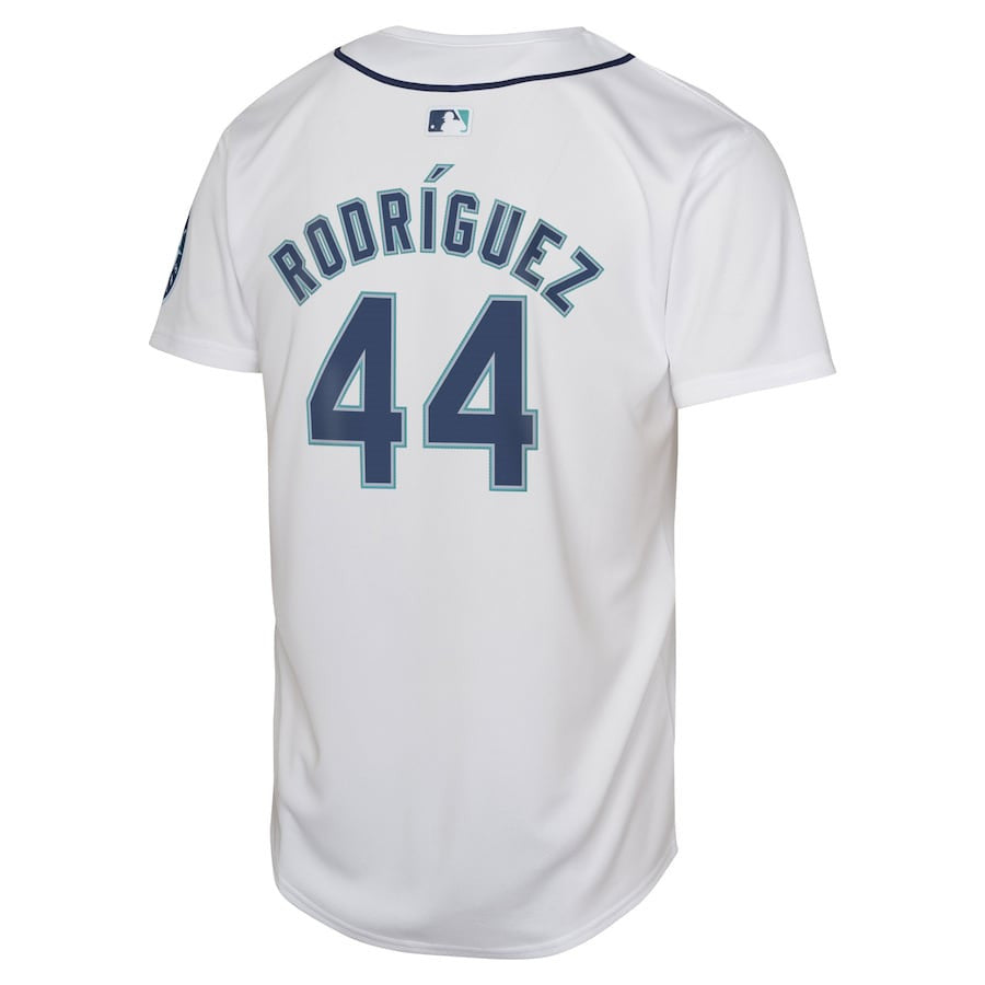 Julio Rodríguez 44 Seattle Mariners Home Limited Player YOUTH Jersey - White