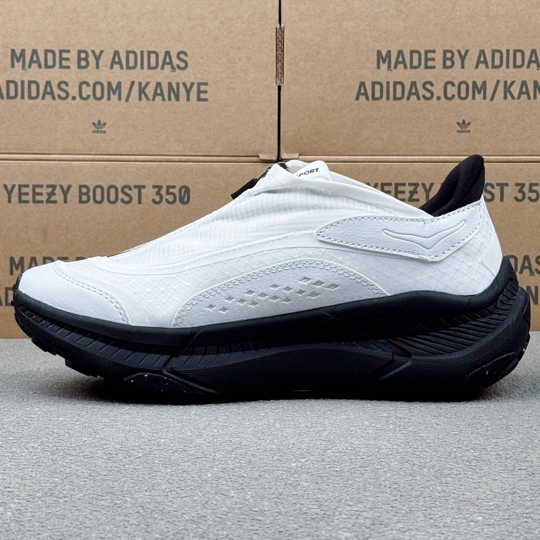 Hoka U Project Transport White | Black