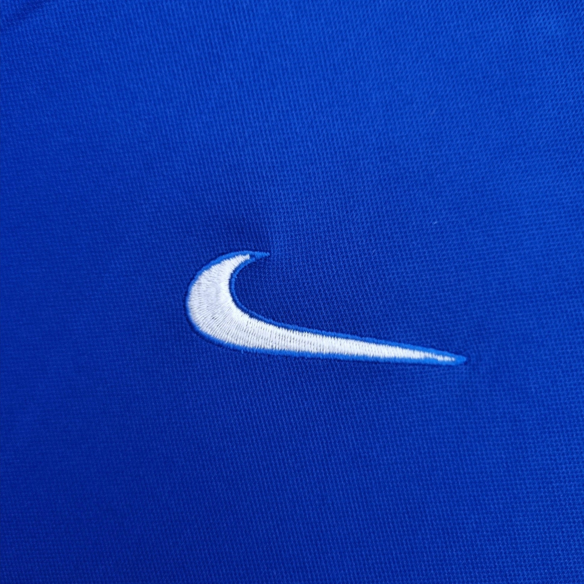 BRASIL AWAY 1998/98 - NIKE RETRO MEN`S - BLUE/WHITE