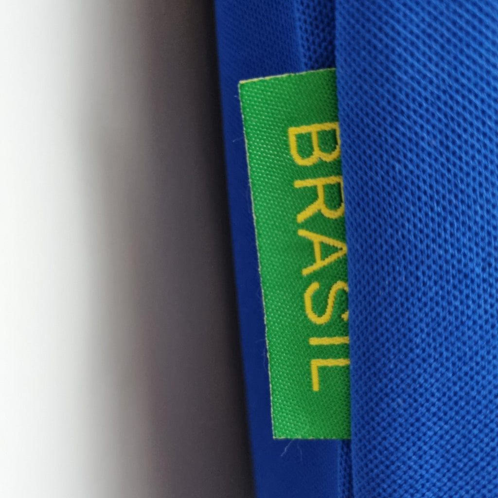 BRASIL AWAY 1998/98 - NIKE RETRO MEN`S - BLUE/WHITE