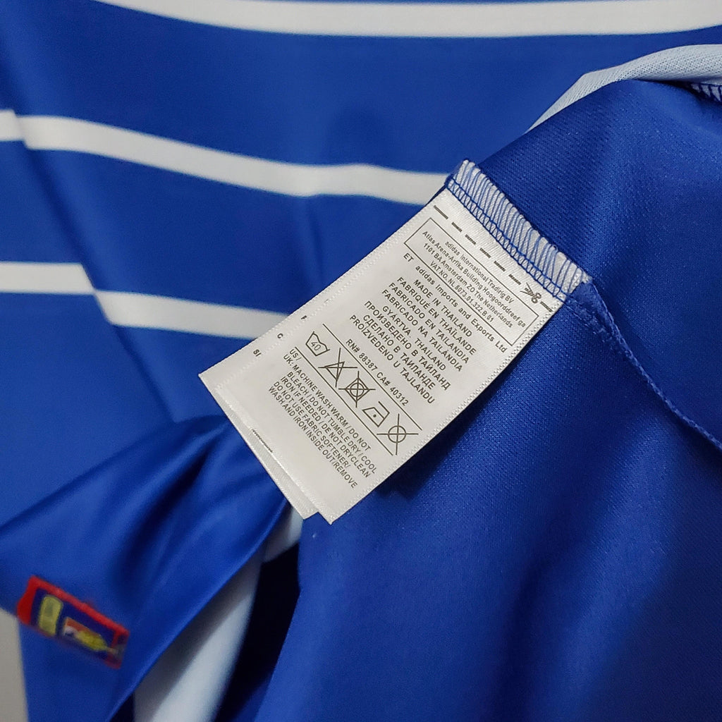 FRANCE HOME 1998/98 - ADIDAS RETRO MEN`S - BLUE/WHITE