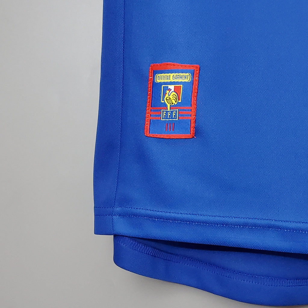 FRANCE HOME 1998/98 - ADIDAS RETRO MEN`S - BLUE/WHITE