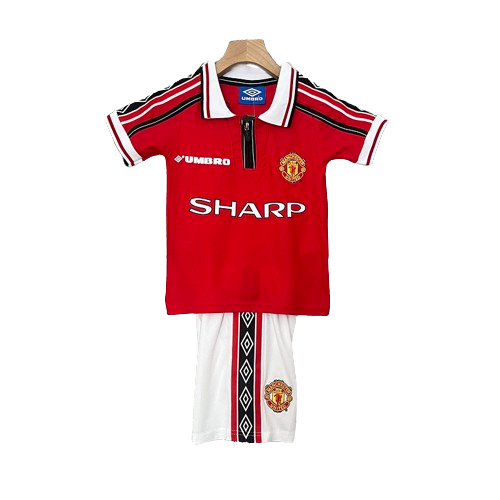 KIDS KIT RETRO MANCHESTER UNITED 1998/99 FAN