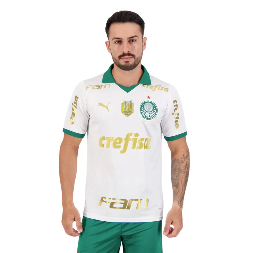 PALMEIRAS W/ SPONSOR II 2024/25 WHITE - FAN VERSION