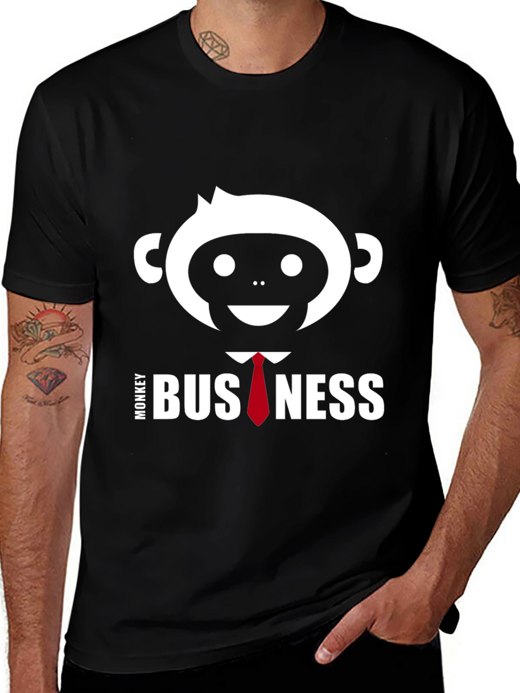 Monkey Business T-Shirt - Funny Novelty Tee