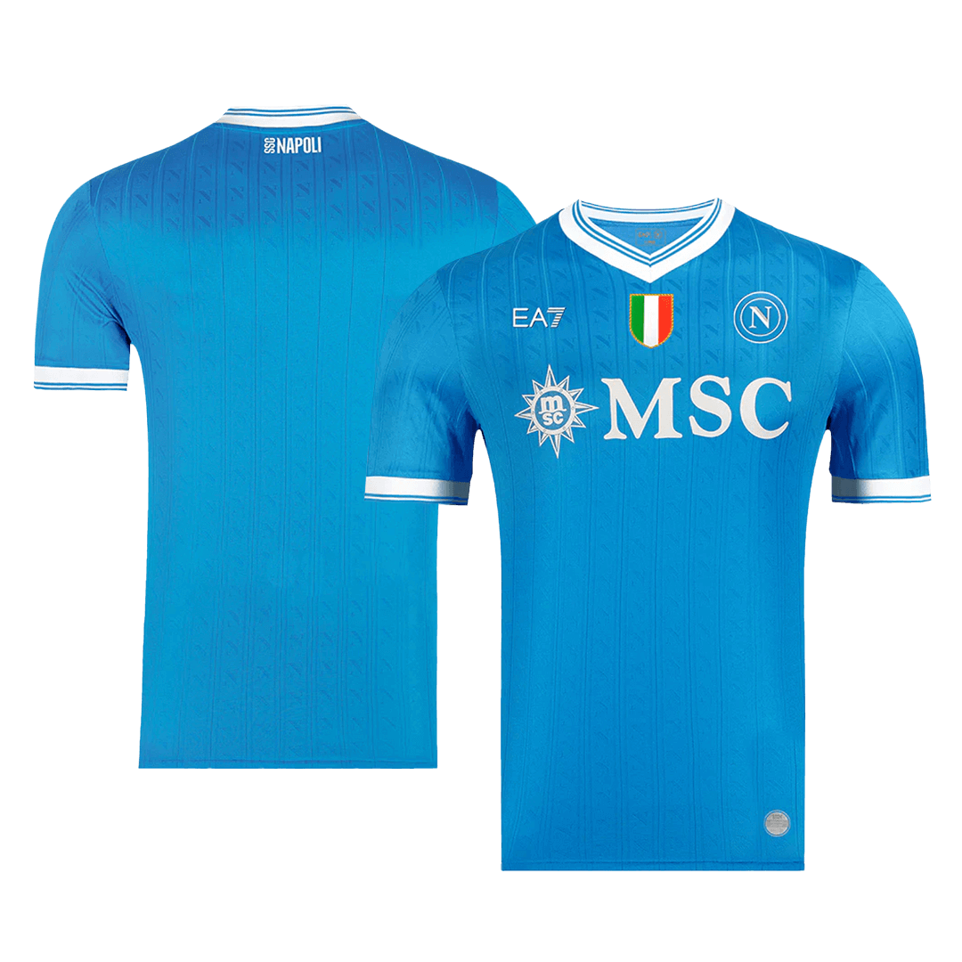Player Version Napoli Home Football Shirt 2025/26 Blue