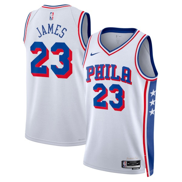 Men's Philadelphia 76ers #23 LeBron James 2026  Stitched Jersey