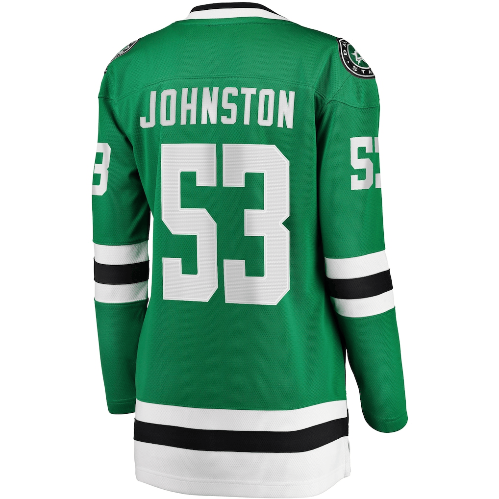 Wyatt Johnston 53 Dallas Stars Women's Home Breakaway Jersey - Kelly Green