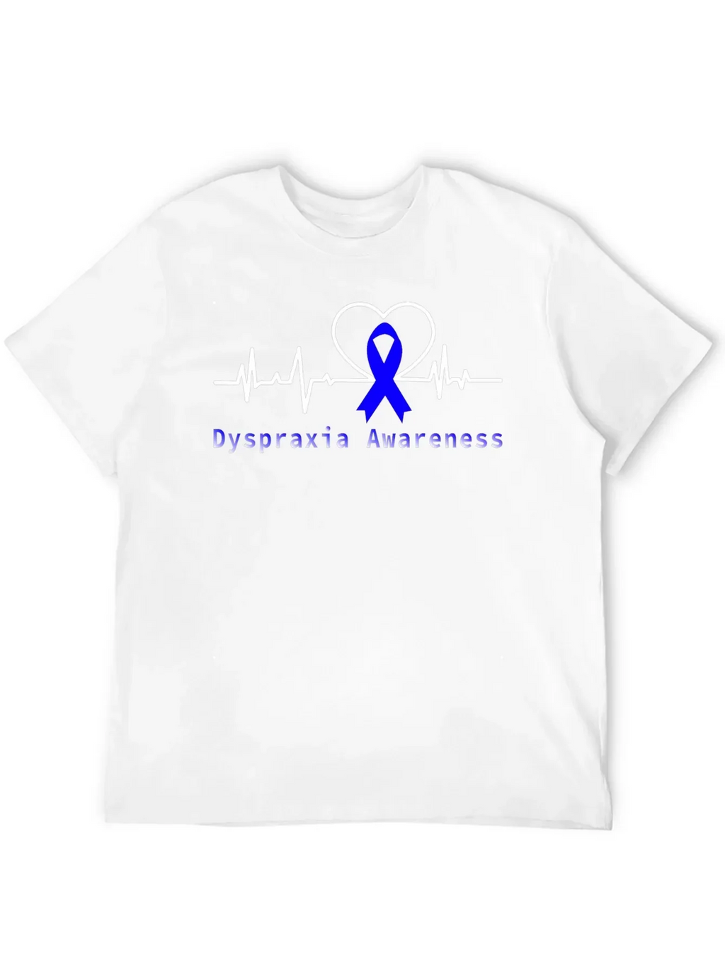 Dyspraxia Awareness Heartbeat T-Shirt