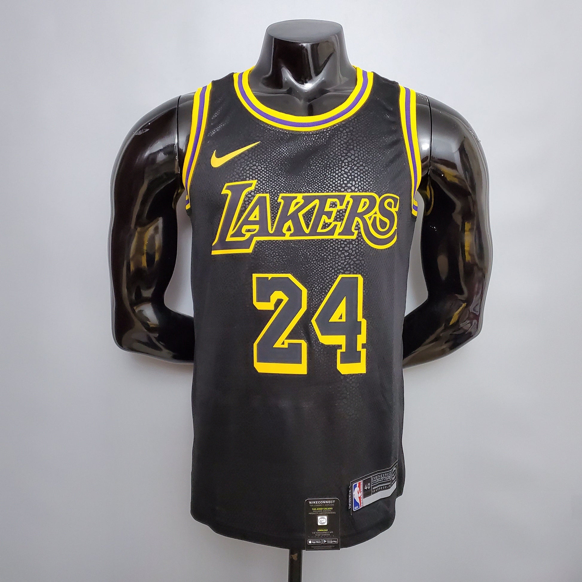 CAMISA NBA LAKERS #24 BRYANT NBA FINALS BLACK - 23/24