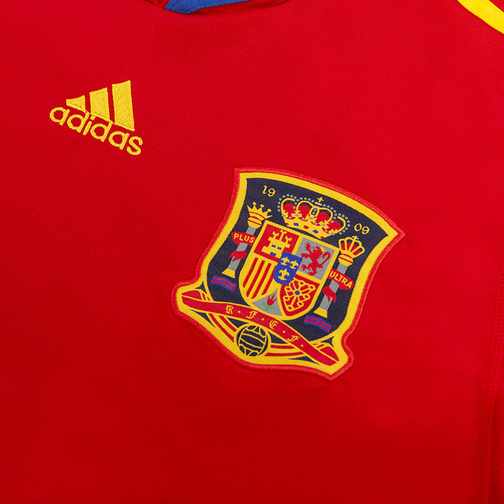 Retro A. INIESTA #6 2010 Spain Home Football Shirt