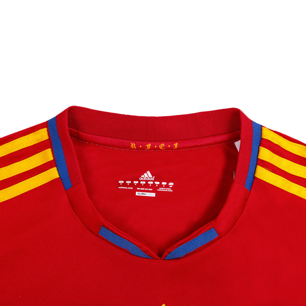 Retro A. INIESTA #6 2010 Spain Home Football Shirt