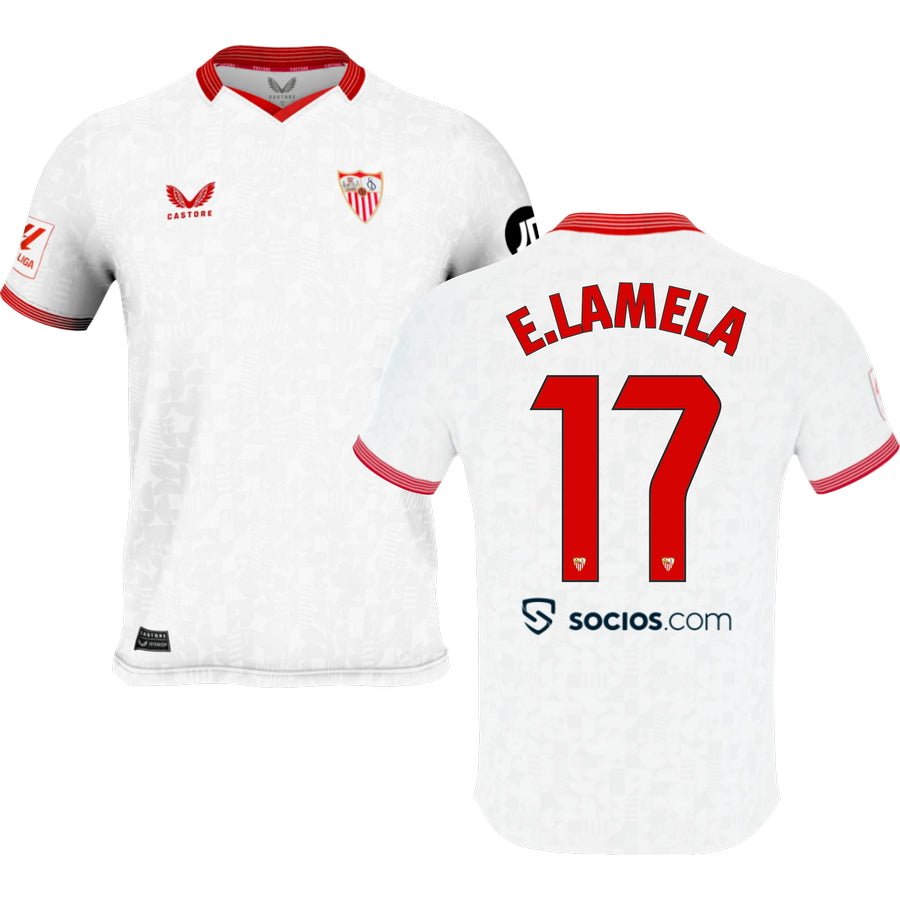 SEVILLA FC HOME STADIUM JERSEY 2023/24 MEN`S Soccer