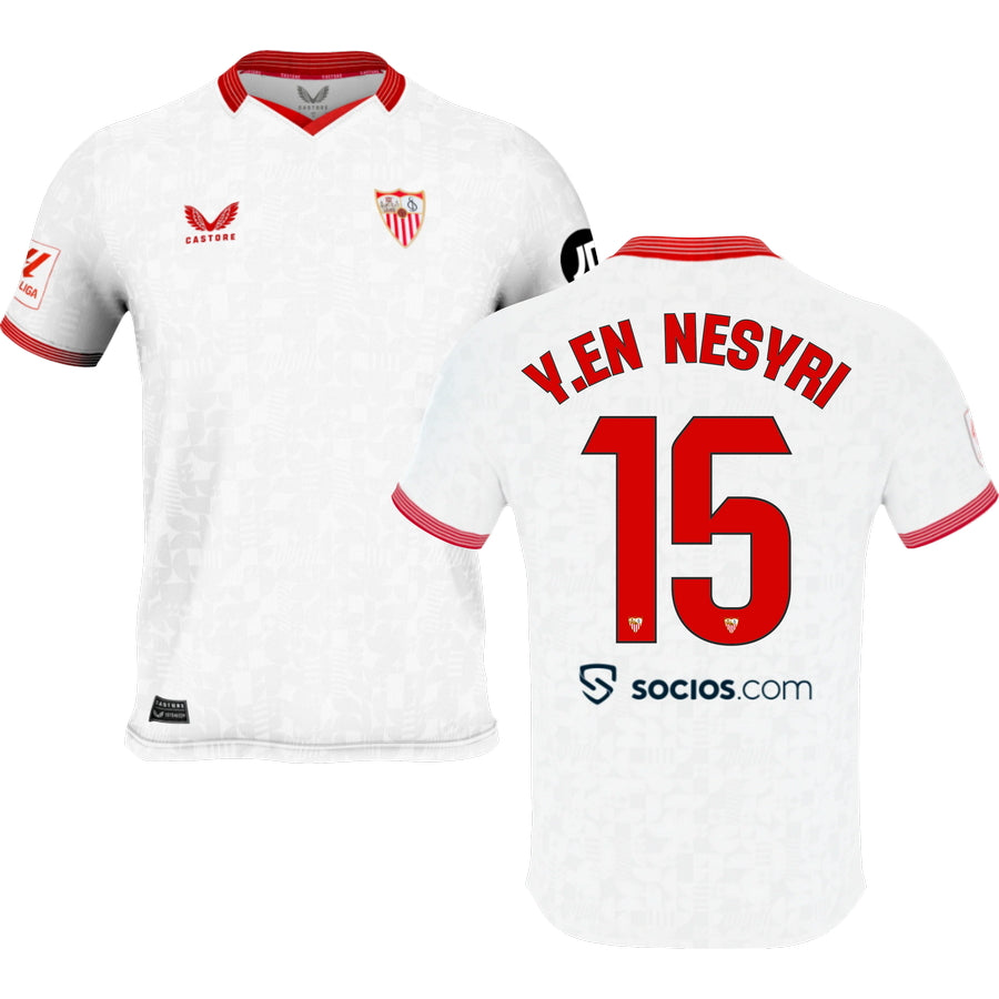 SEVILLA FC HOME STADIUM JERSEY 2023/24 MEN`S Soccer