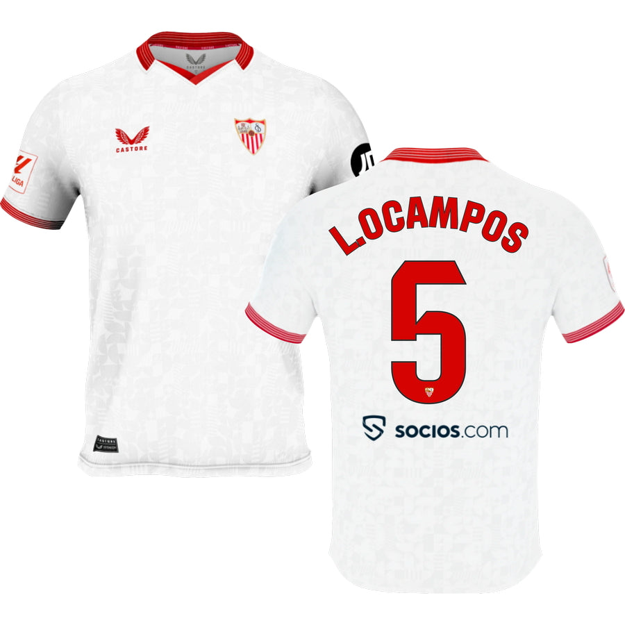 SEVILLA FC HOME STADIUM JERSEY 2023/24 MEN`S Soccer