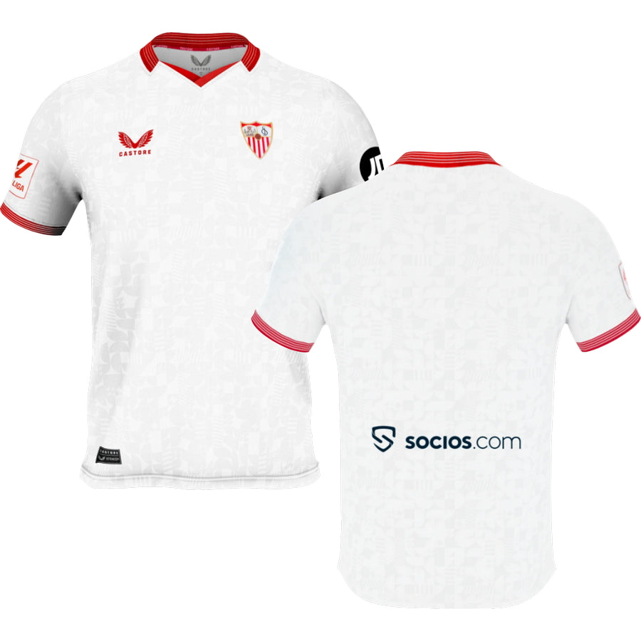 SEVILLA FC HOME STADIUM JERSEY 2023/24 MEN`S Soccer