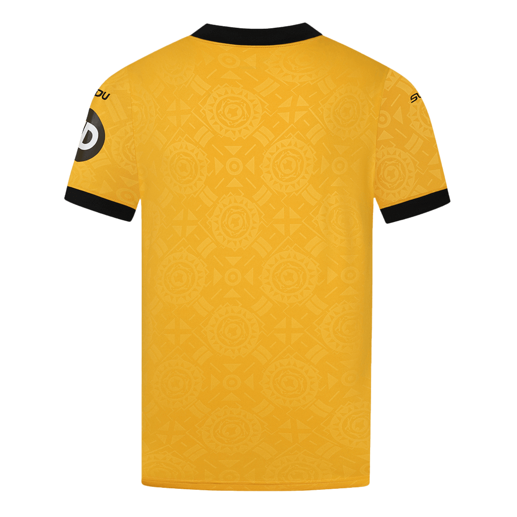Wolves Home Football Shirt 2025/26 Yellow Soccer