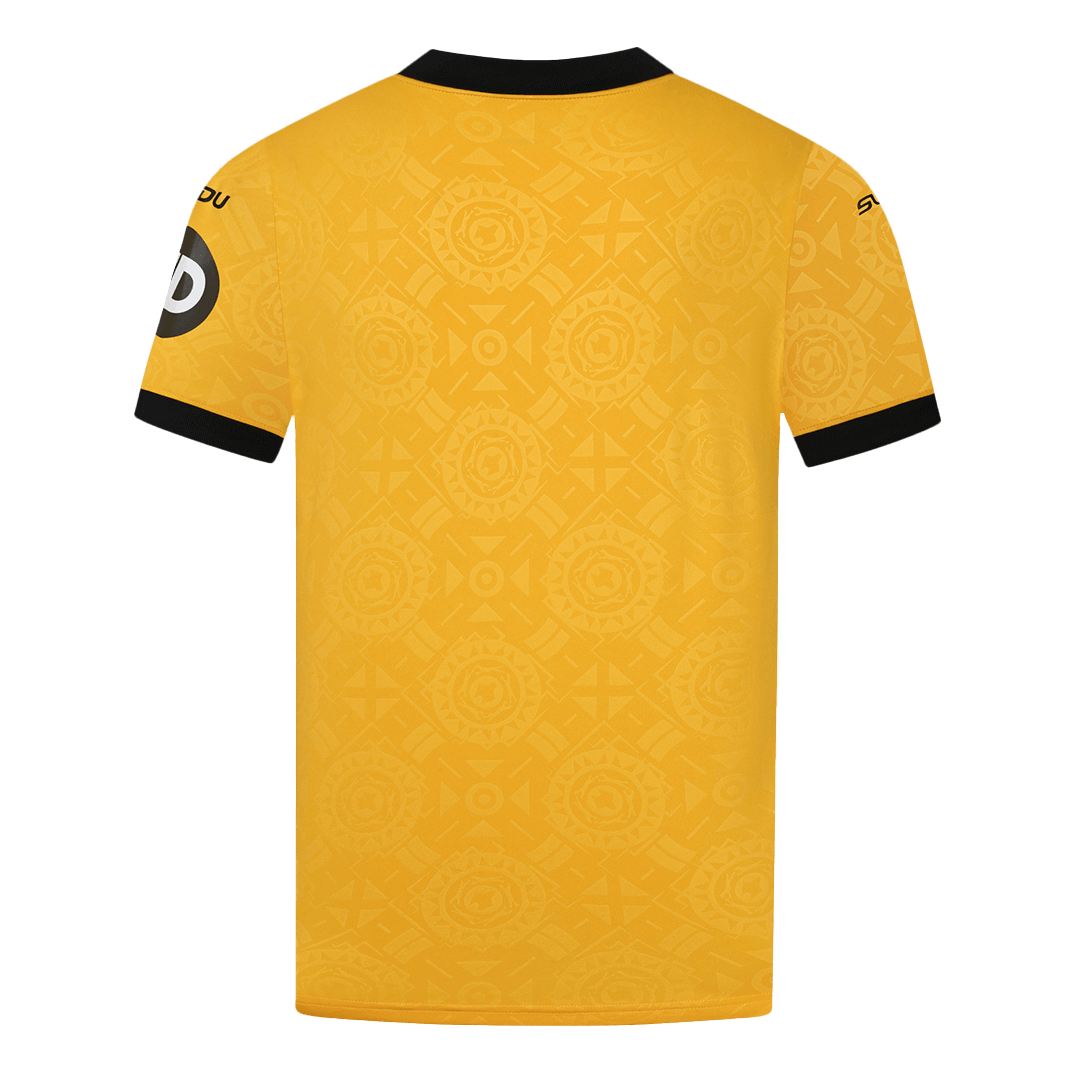 Wolves Home Football Shirt 2025/26 Yellow Soccer