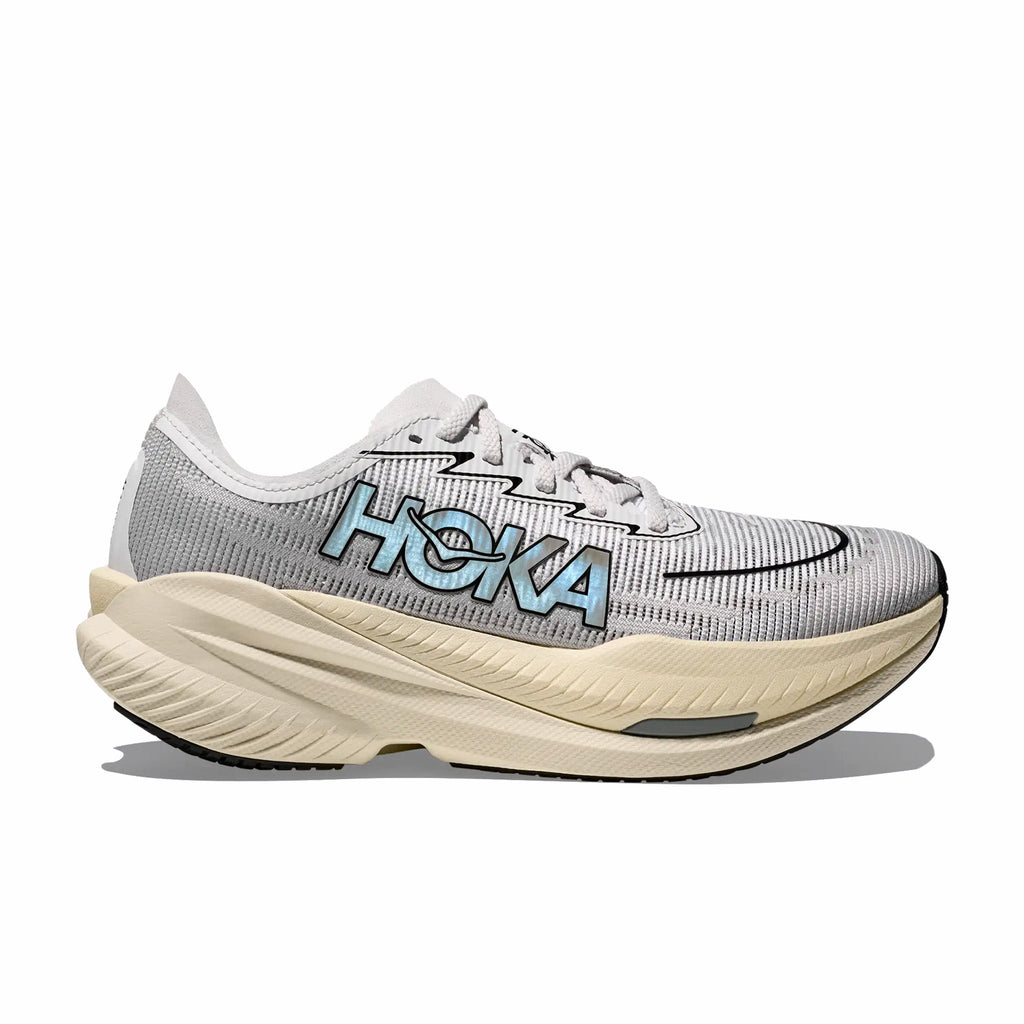 Hoka Unisex Mach X2 (White/Cosmic Grey) Shoe
