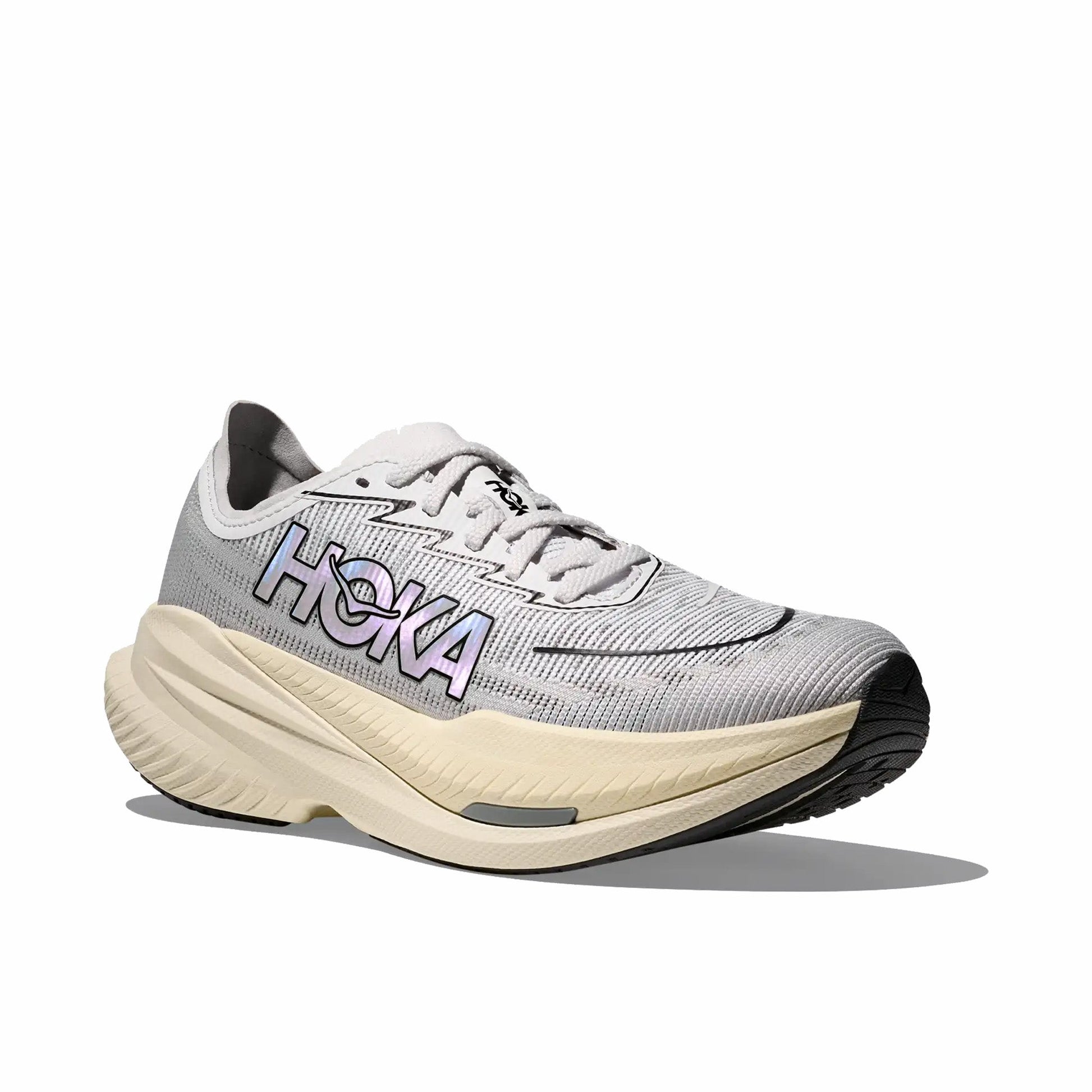 Hoka Unisex Mach X2 (White/Cosmic Grey) Shoe