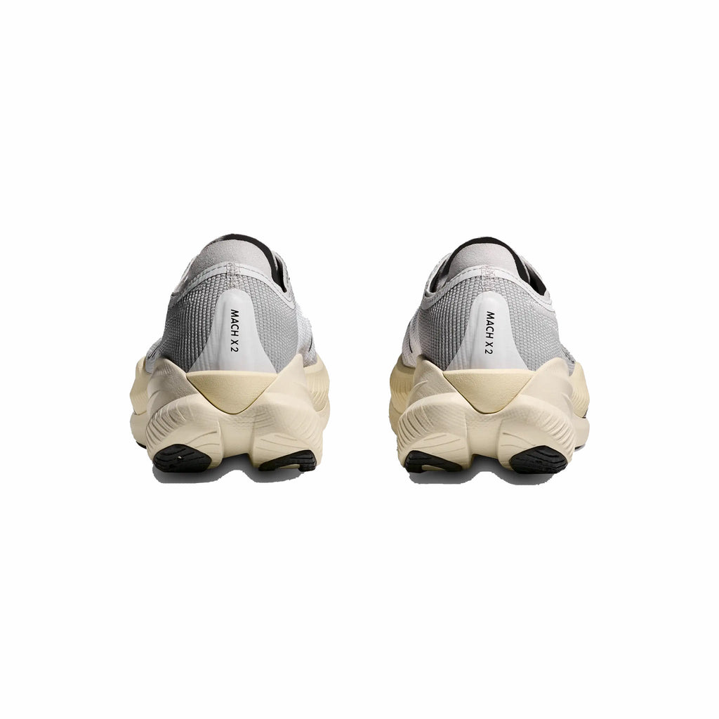 Hoka Unisex Mach X2 (White/Cosmic Grey) Shoe