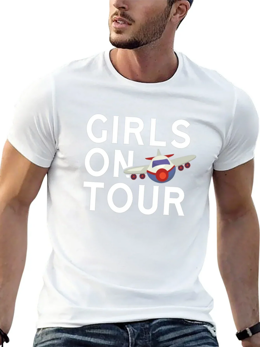 Girls on Tour T-Shirt | Airplane Design