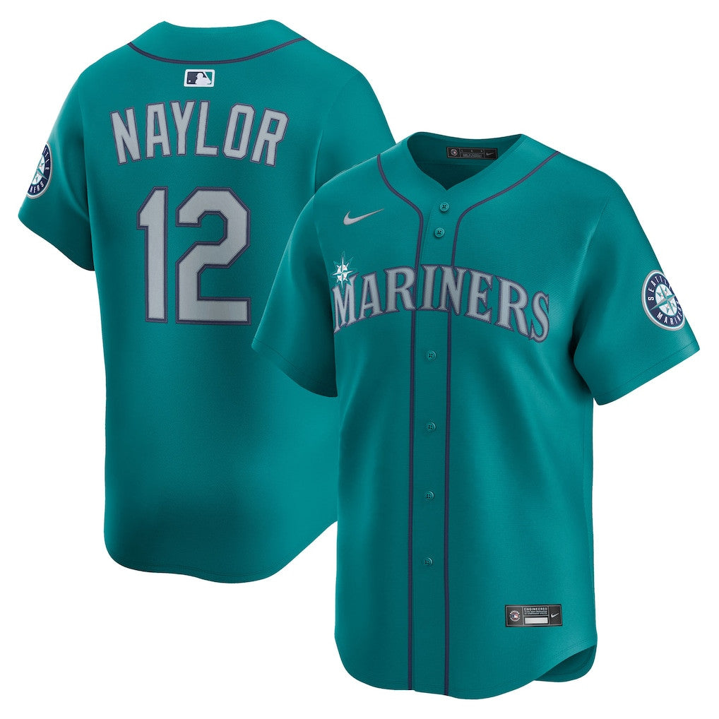Josh Naylor 12 Seattle Mariners Alternate Limited Men Jersey - Teal