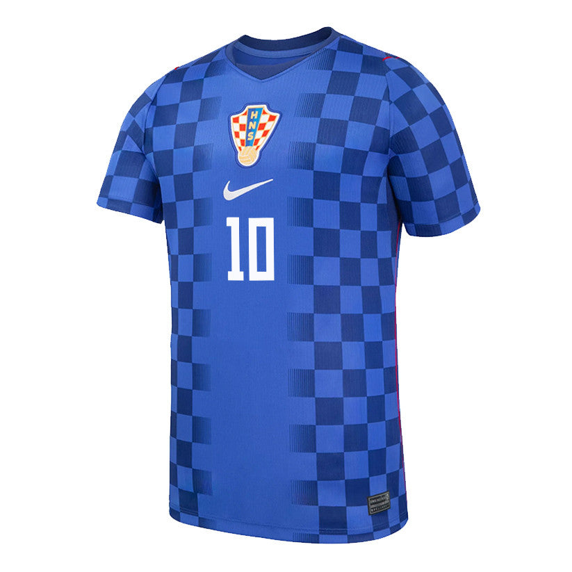 Luka Modrić 10 Youth Croatia National Team 2026 Away Soccer Jersey - Blue