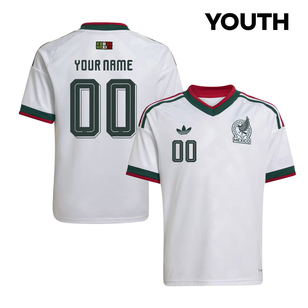 Mexico National Team 2026 Youth Away Soccer Jersey - White