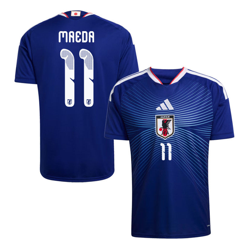 Daizen Maeda 11 Japan National Team 2026 Home Soccer Jersey - Blue, Men