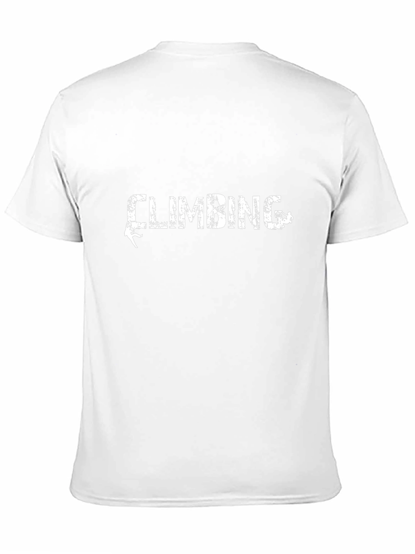Climbing T-Shirt: Distressed Graphic Tee for Rock Climbing Lovers