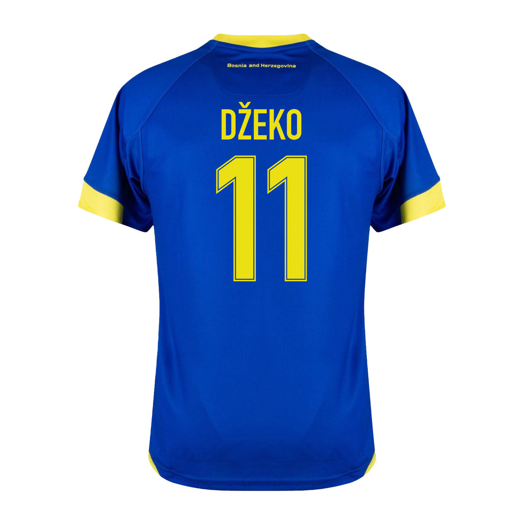 Edin Džeko 11 Bosnia and Herzegovina 2026 Home Soccer Jerseys- Blue, Men、Women、Kids