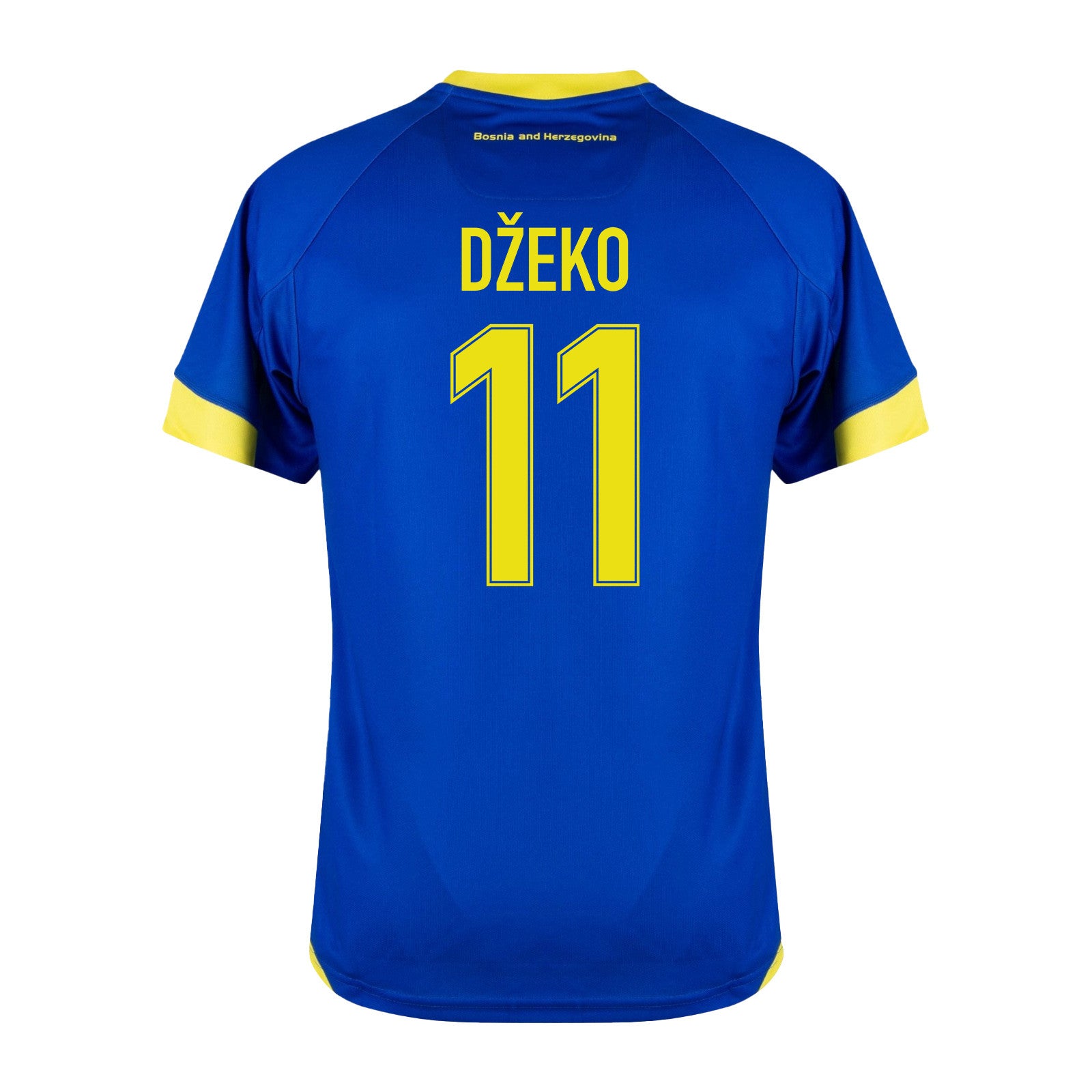 Edin Džeko 11 Bosnia and Herzegovina 2026 Home Soccer Jerseys- Blue, Men、Women、Kids