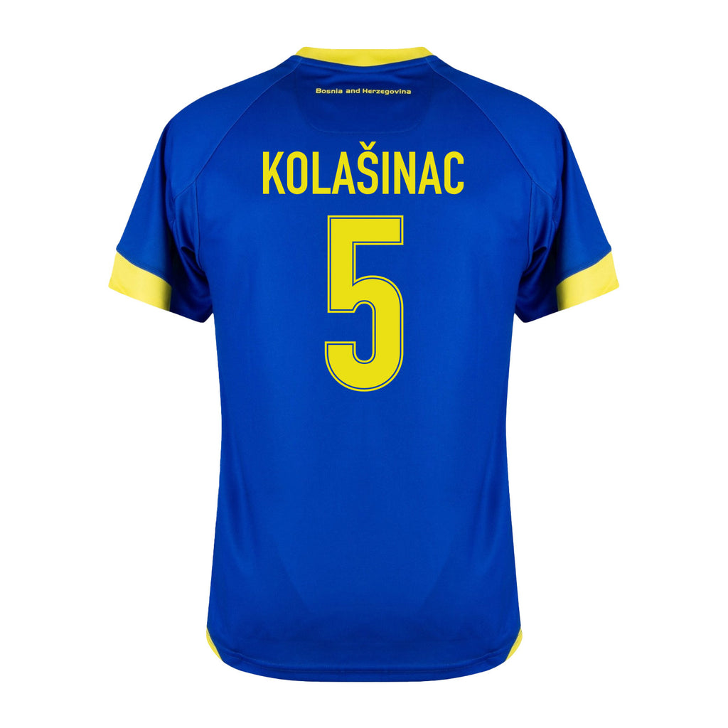 Sead Kolašinac 5 Bosnia and Herzegovina 2026 Home Soccer Jersey - Blue, Men
