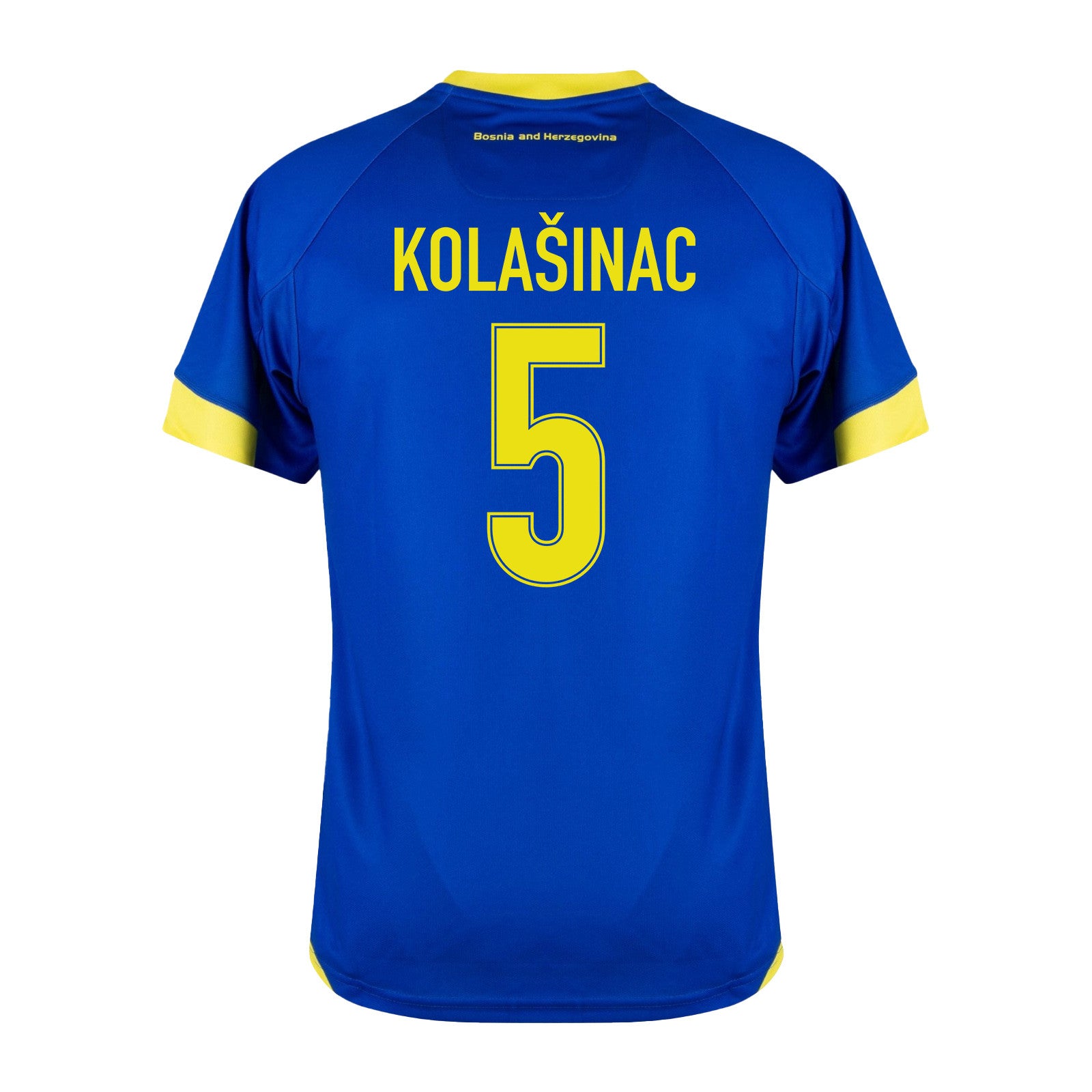 Sead Kolašinac 5 Bosnia and Herzegovina 2026 Home Soccer Jersey - Blue, Men
