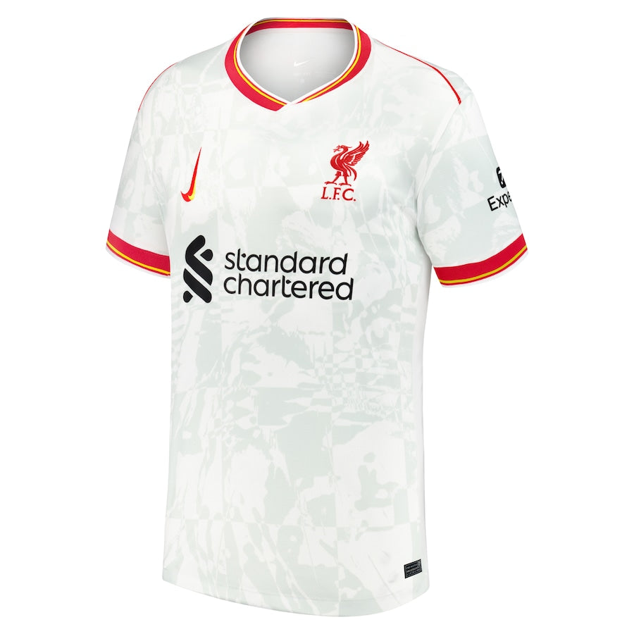 Darwin Núñez Liverpool 2024/25 Third Custom Soccer Shirt - White