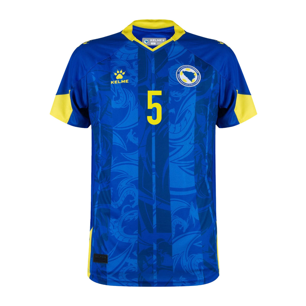 Sead Kolašinac 5 Bosnia and Herzegovina 2026 Home Soccer Jersey - Blue, Men